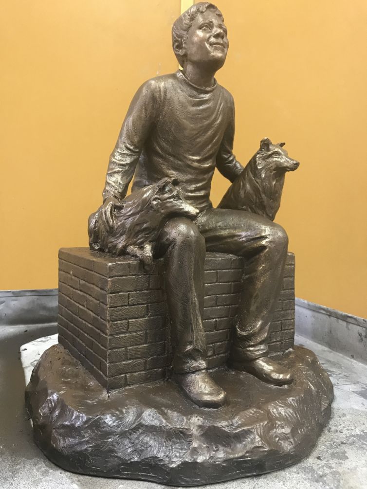 Adam With His Dogs