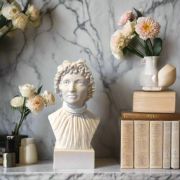 Bonded Marble gift sized bust for the SculptHER Collection of Abigail Adams