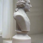 White Bonded Marble bust of Alexander Hamilton exclusive model made in 2025 by statues.com