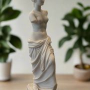 Bonded Marble full figure statue replica of Greek Goddess Aphrodite found on island of Milos