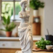 Bonded Marble full figure statue replica of Greek Goddess Aphrodite found on island of Milos