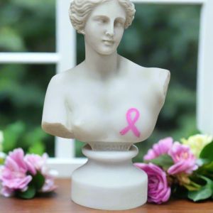 White Bonded Marble mini bust replica Greek Aphrodite Venus di Milo
