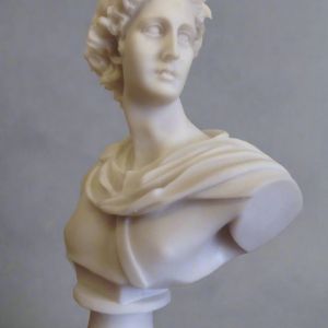 Bonded Marble bust of the classical of Apollo, a replica of Belvedere Statue of Apollo