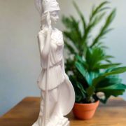 Bonded Marble Statue of Greek Goddess of Athena, patron of the city of Athens 