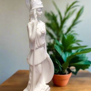 Bonded Marble Statue of Greek Goddess of Athena, patron of the city of Athens