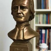 Bonded Marble bust of Edgar Allan Poe by STATUES.COM