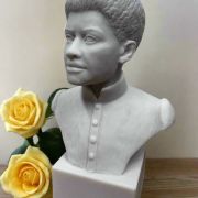 Bonded Marble bust of Ida B Wells and part of the SculptHER Collection by statues.com