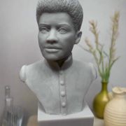 Bonded Marble bust of Ida B Wells and part of the SculptHER Collection by statues.com