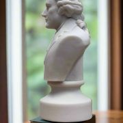White Bonded Marble bust of Alexander Hamilton exclusive model made in 2025 by statues.com