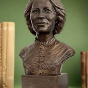 Bonded Marble Clara Barton bust and part of the SculptHER Collection 
