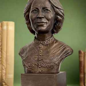 Bonded Marble Clara Barton bust and part of the SculptHER Collection 