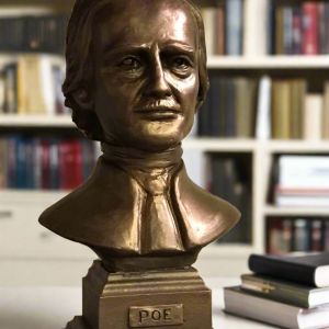 Bonded Marble bust of Edgar Allan Poe by STATUES.COM