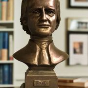 Bonded Marble bust of Edgar Allan Poe by STATUES.COM