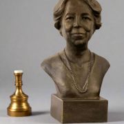 Bonded Marble bust of Eleanor Roosevelt and part of the SculptHER Collection by statues.com