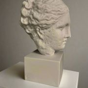 Bonded marble gift bust of Greek Goddess of Hygeia, goddess of health and well being
