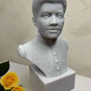 Bonded Marble bust of Ida B Wells and part of the SculptHER Collection by statues.com