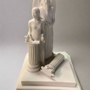 Bonded Marble Jeremy Cross "Broken Column" Time and the Virgin