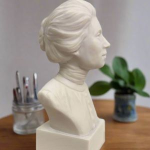 Bonded Marble bust of Jovita Idar part of the SculptHER Collection
