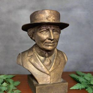 Bonded Marble bust of Juliette Gordon Low part of the SculptHER Collection 