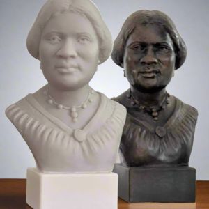 Bonded Marble bust of Madam CJ Walker is part of the SculptHER Collection