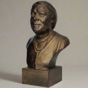 Bonded Marble bust of Mary McLeod Bethune part of the SculptHER Collection
