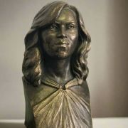 Bonded Marble Michelle Obama Bust and part of the SculptHER Collection
