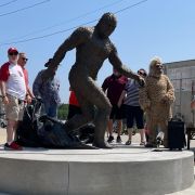Murphysboro Muddy Monster Bronze Statue Unveiling by STATUES.COM 