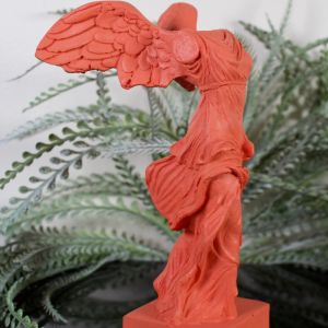 Bonded Marble Colorful Nike of Samothrace Statues