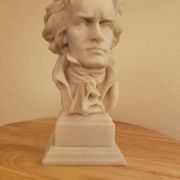 Bonded Marble bust of Prometheus Beethoven classical world renown composer