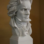 Bonded Marble bust of Prometheus Beethoven classical world renown composer