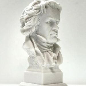 Bonded Marble bust of Prometheus Beethoven classical world renown composer