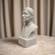White Bonded Marble bust of Ruth Bader Ginsburg, supreme court justice 