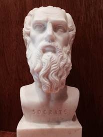 Bonded Marble Socrates Mini Bust image 