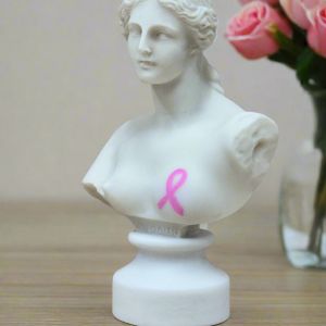White Bonded Marble mini bust replica Greek Aphrodite Venus di Milo 