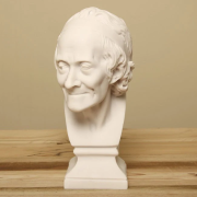 Francios Voltaire Bust - White image