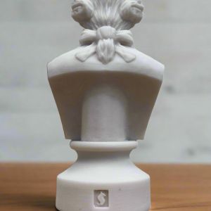 White Bonded Marble bust of Alexander Hamilton exclusive model made in 2025 by statues.com