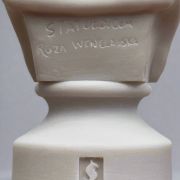 White Bonded Marble bust of suffragist and activist Ruza Wenclawska