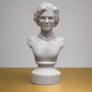 White Bonded Marble mini bust of Jackie Kennedy