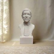 White Bonded Marble bust of Ruth Bader Ginsburg, supreme court justice 
